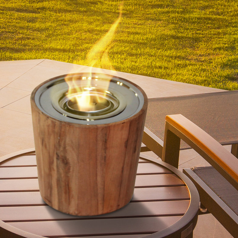 Anywhere Fireplace Sag Harbor Teak Gel Tabletop Fireplace & Reviews